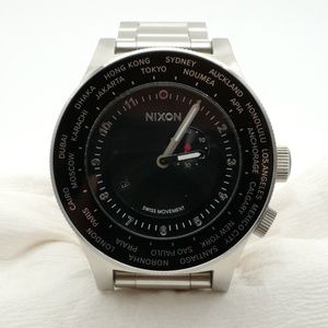 Nixon Passport GMT Stainless Steel watch Black